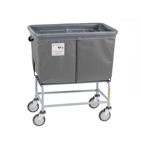 Elevated Basket Truck, Vinyl, Bumper, 6 Bushel, Gray